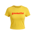 koszulka z napisem ''goonette''